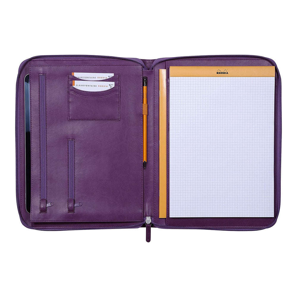 RHODIArama Zippered Portfolio A4 L Purple