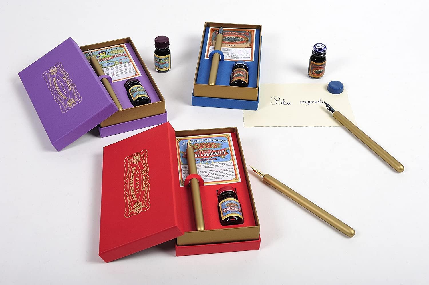 JACQUES HERBIN Calligraphy Set Perle Noire Set