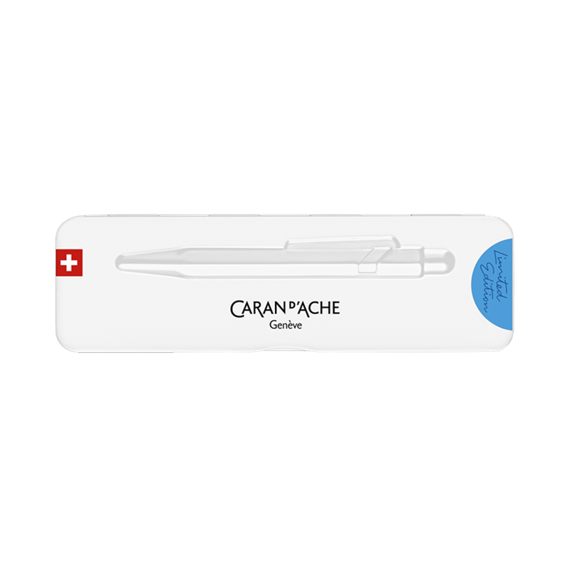 CARAN D'ACHE 849 Ball Pen Claim Your Style Limited Edition 4 Azure Blue Default Title