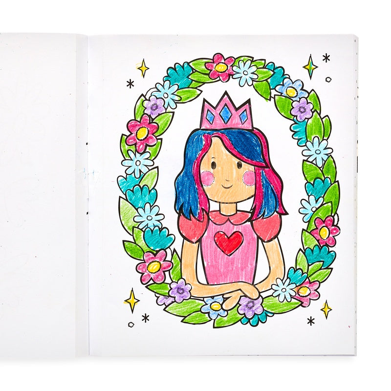 OOLY Color-in Book-Princesses & Fairies 1227913