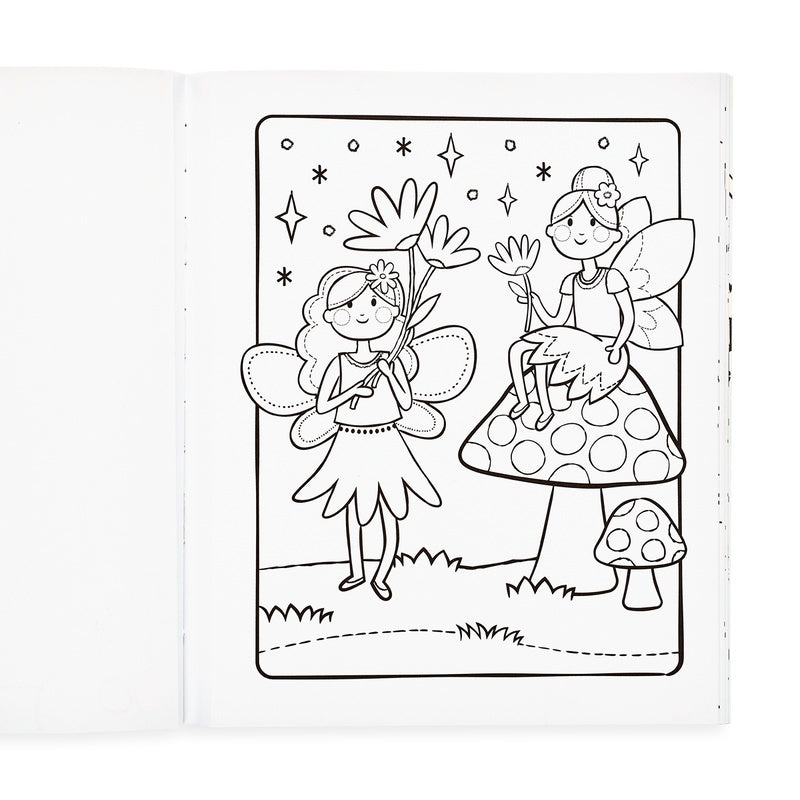 OOLY Color-in Book-Princesses & Fairies 1227913