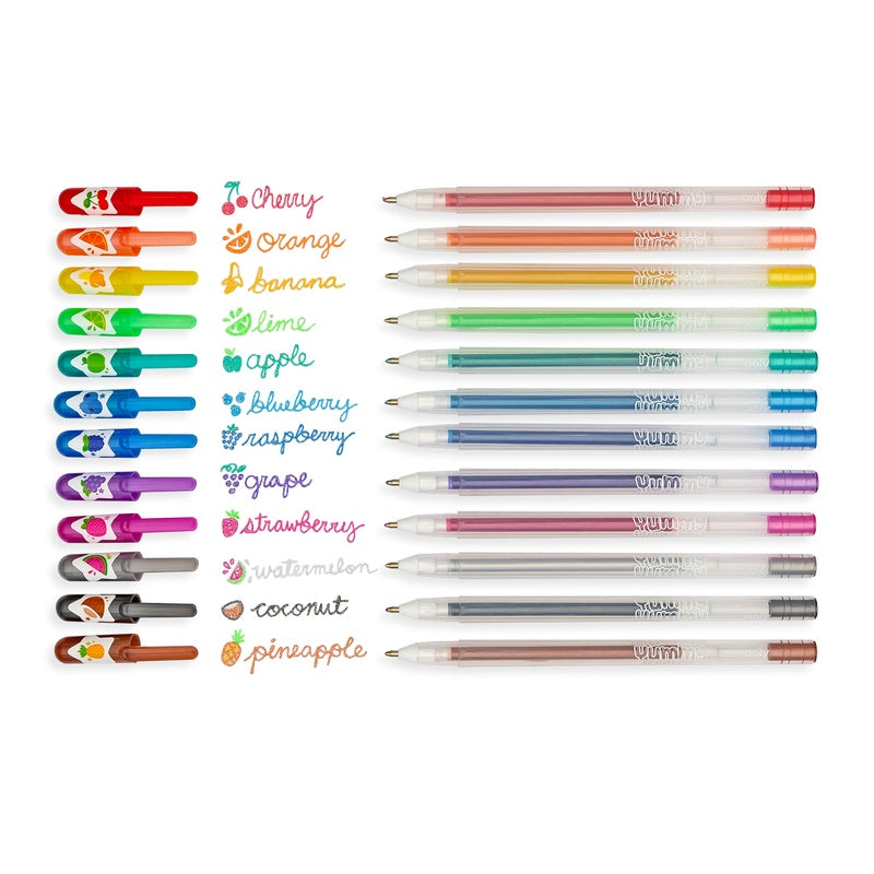 OOLY Yummy Yummy Scented Glitter Gel Pens 12s 1227924