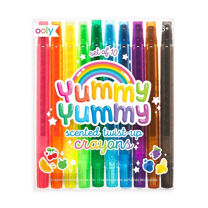 OOLY Yummy Yummy Scented Twist Up Crayons 10s 1227926