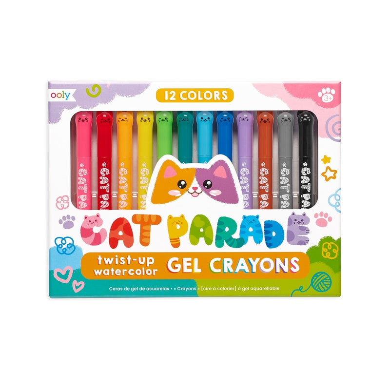 OOLY Cat Parade Gel Crayons 12s 1227927