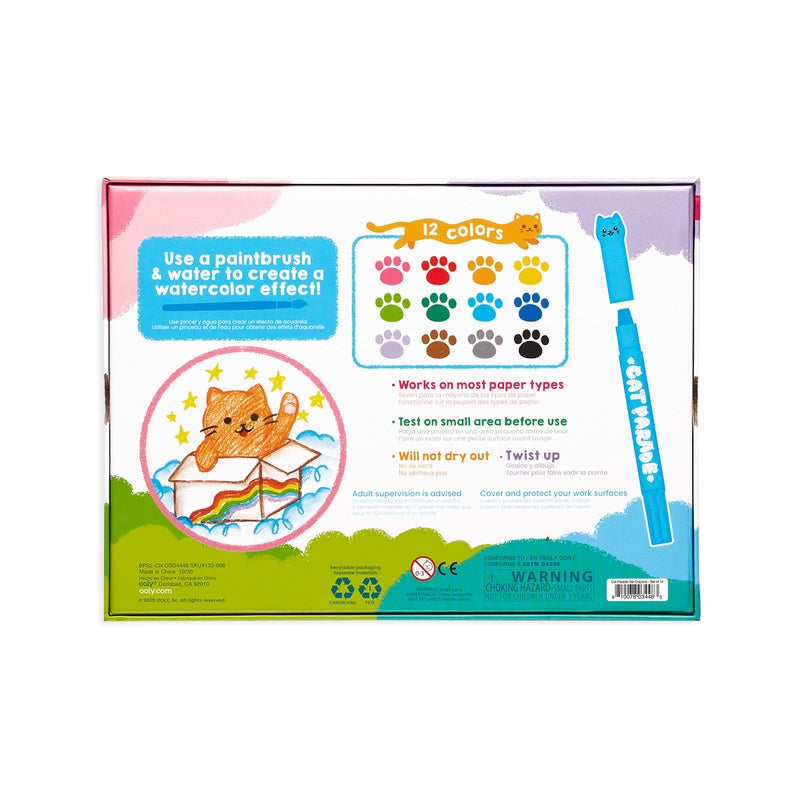 OOLY Cat Parade Gel Crayons 12s 1227927