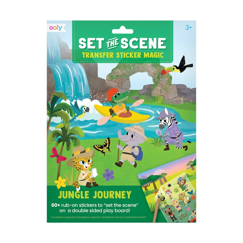 OOLY Set The Scene Transfers Magic-Jungle Journey 1227938