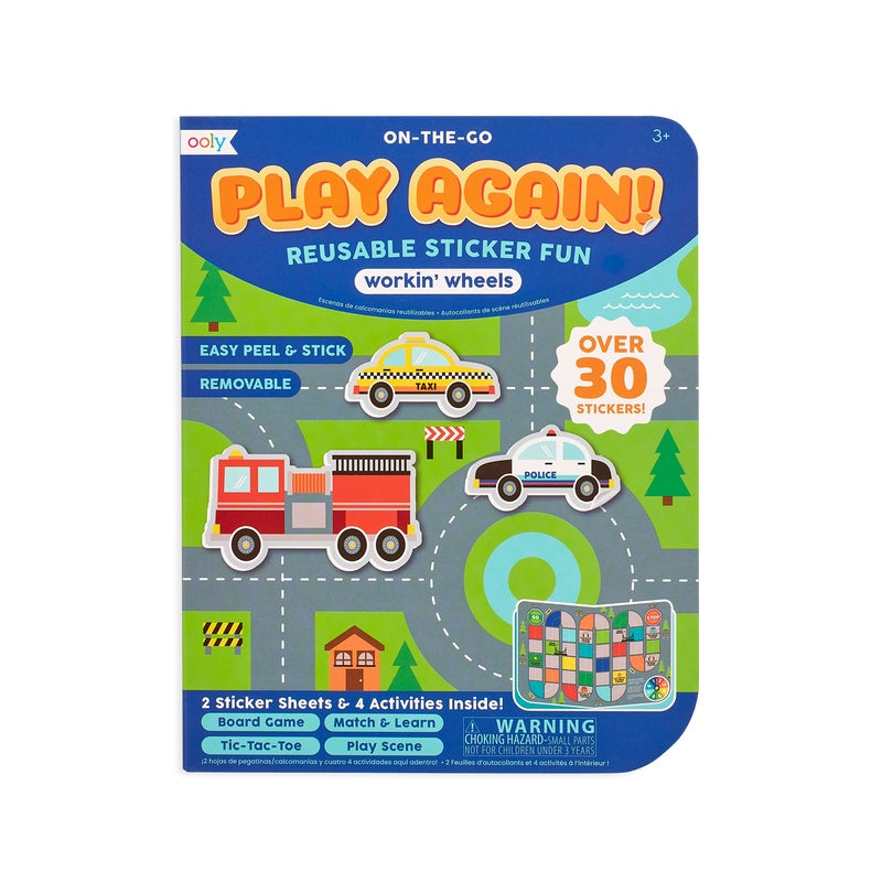 OOLY Play Again! Mini Activity Kit-Working Wheels 1227941