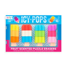 OOLY Icy Pops Scented Puzzle Erasers 4s 1227946
