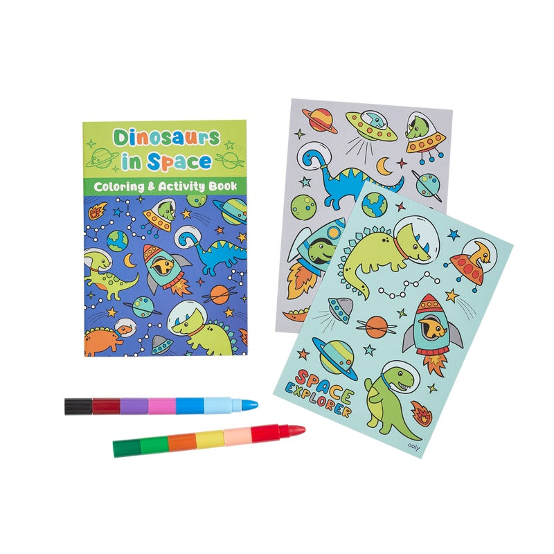 OOLY Mini Traveler Col & Act Kit-Dinosaurs in Space 1227949