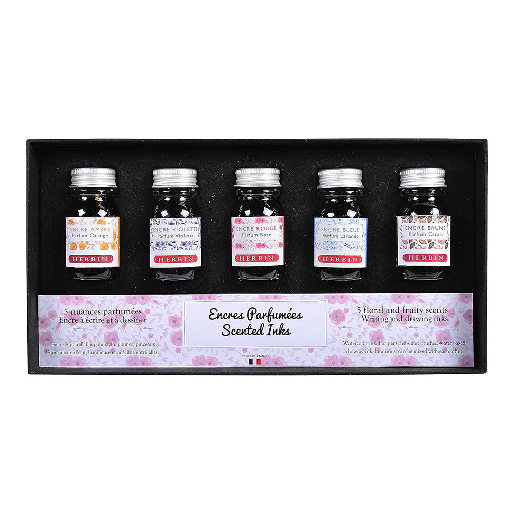 JACQUES HERBIN Scented Ink 10ml Set of 5