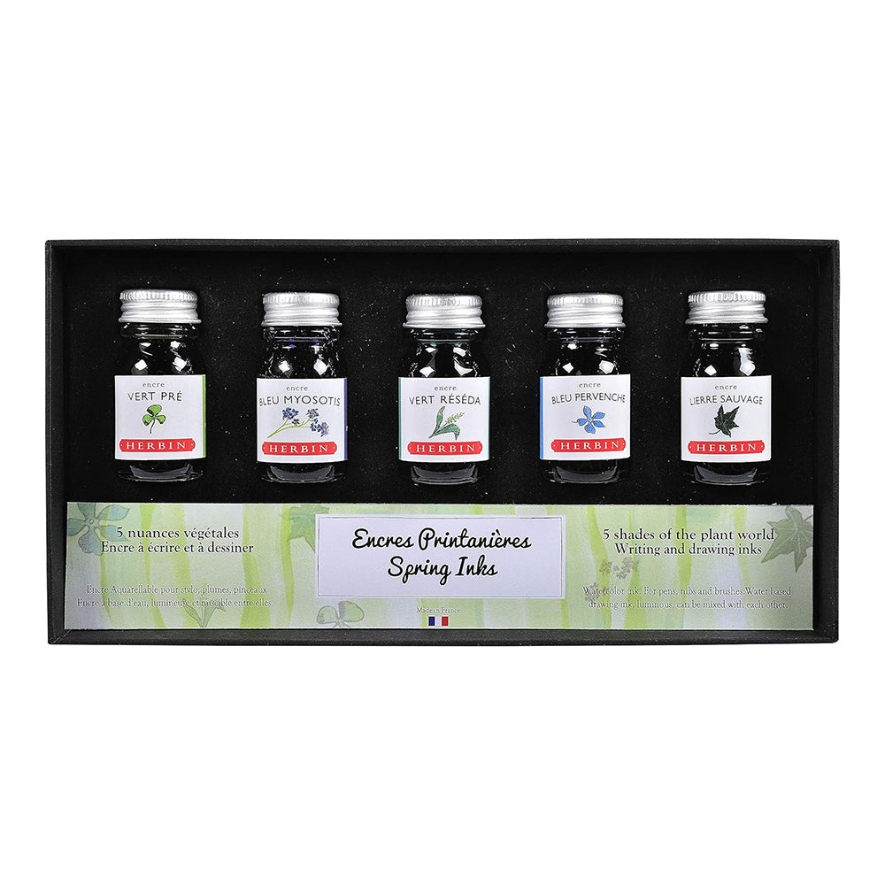 JACQUES HERBIN La Perle Des Encres 10ml Set of 5 Spring