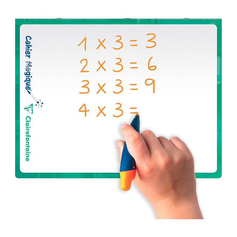 CLAIREFONTAINE Whiteboard Notebook 17x22cm 24sh 10x10 Sq+M Default Title