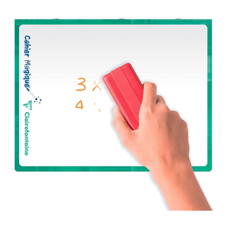 CLAIREFONTAINE Whiteboard Notebook 17x22cm 24sh 10x10 Sq+M Default Title