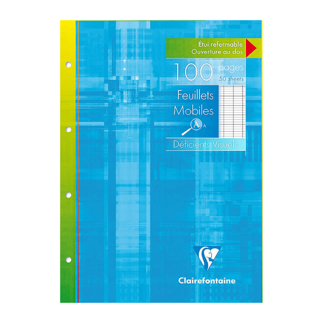 CLAIREFONTAINE Folder of 50 Punched Sheets A4 21x29.7cm Seyes Default Title