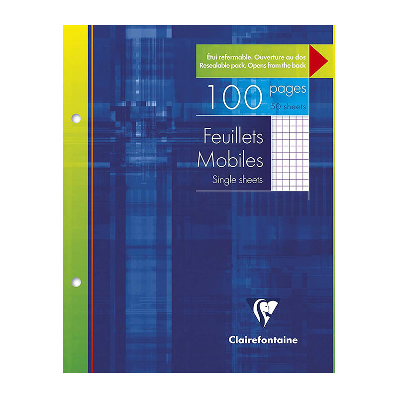 CLAIREFONTAINE Single Sheets 17x22cm 50sh 5x5 Sq Default Title