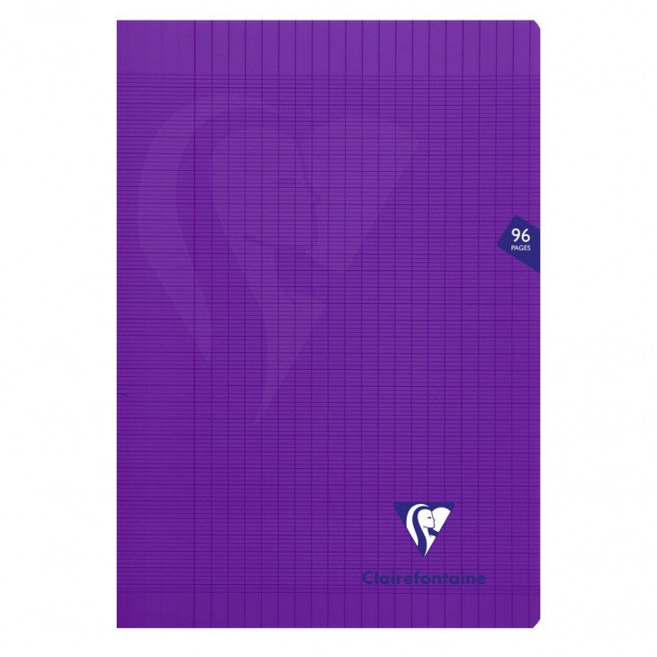 CLAIREFONTAINE Mimesys PP Notebook A4 96s L+M Purple Default Title