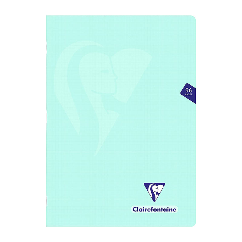 CLAIREFONTAINE Mimesys PP Pastel Notebook A4 96s 5x5 Sq Mint Default Title