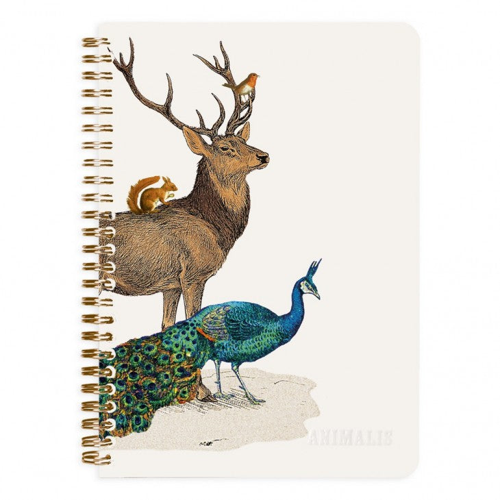 CLAIREFONTAINE Animalis Wbound Notebook A5 148s Lined Deer