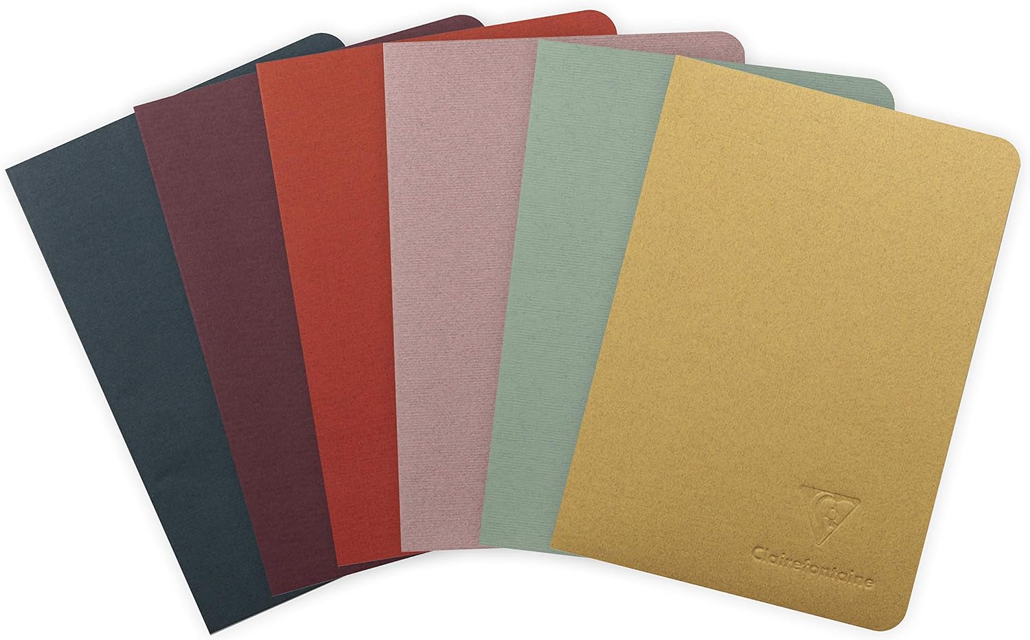CLAIREFONTAINE INGRES Stapled Notebook 7.5x12cm Lined 24s Assorted