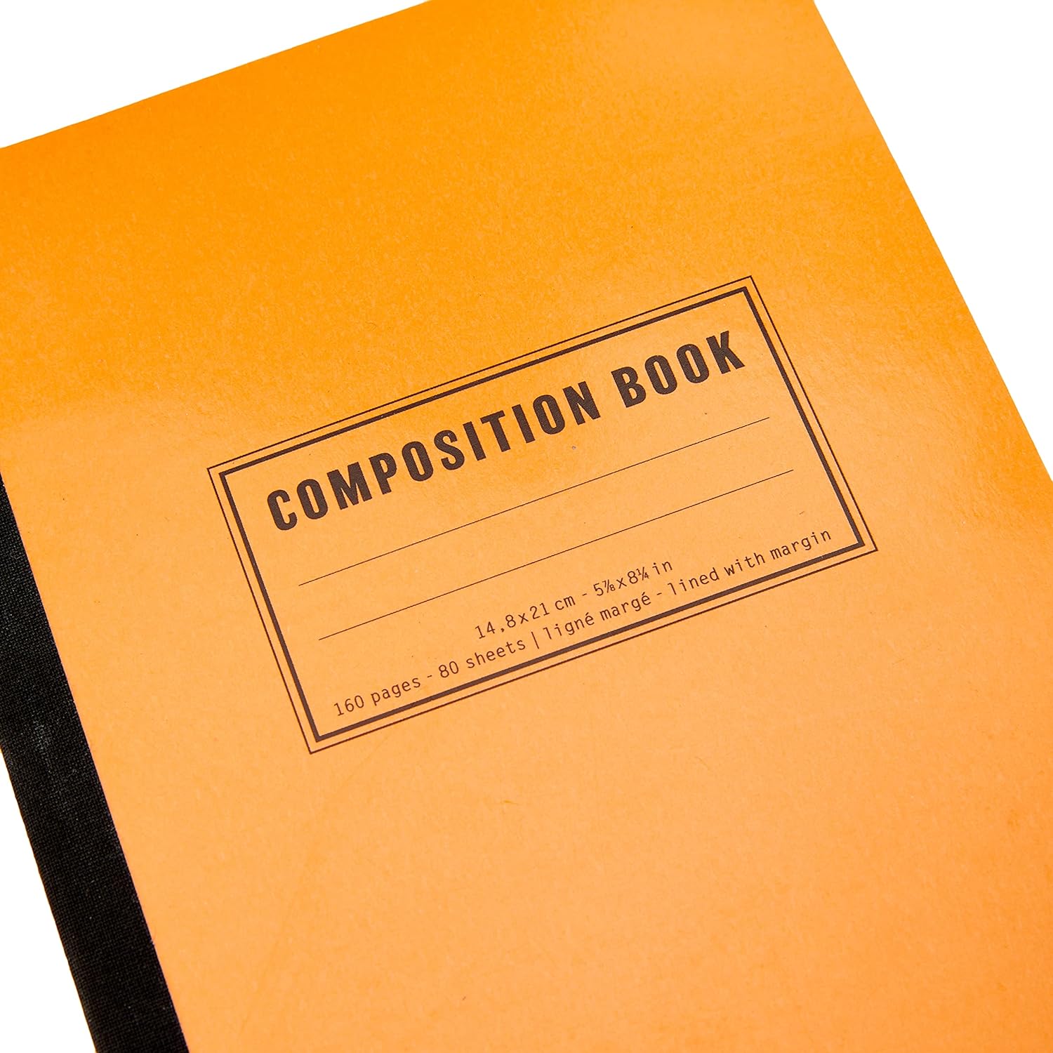 RHODIA Composition Book A5 148x210mm Lined+Margin Orange