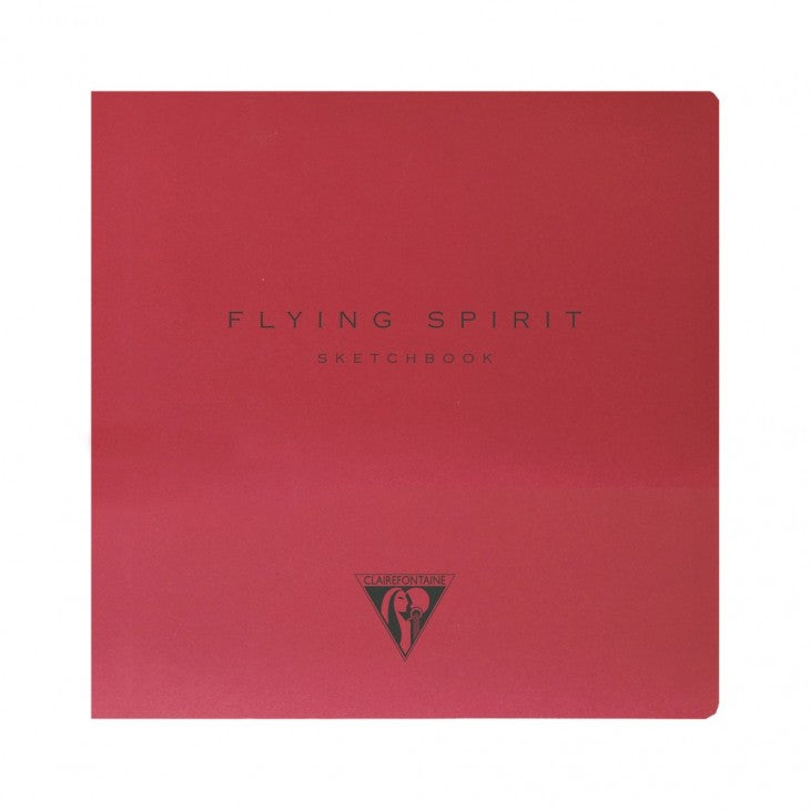 CLAIREFONTAINE Flying Spirit Sketchbook 15.5x15.5cm 50s Red