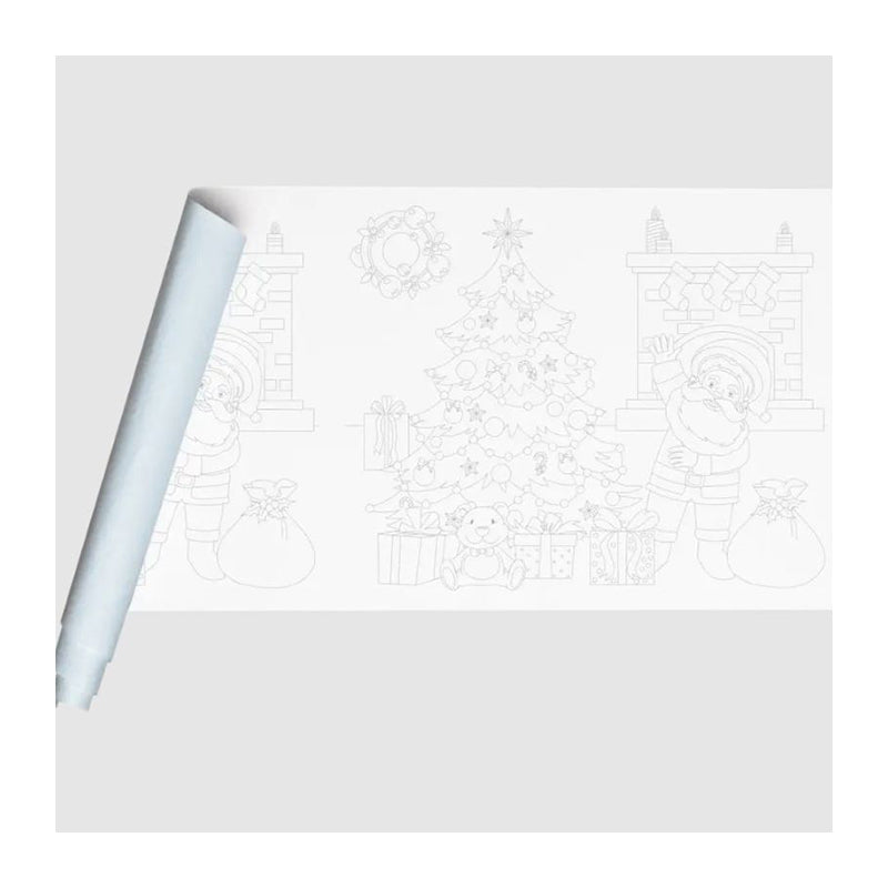 CLAIREFONTAINE Pre-Printed Grafitti Paper Roll 10x0.5m Xmas