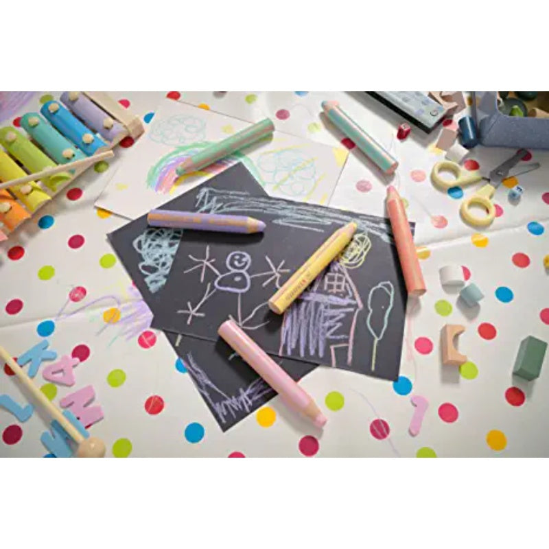 STABILO Woody 3in1 Wallet w/Pastel 18s+Sharpener