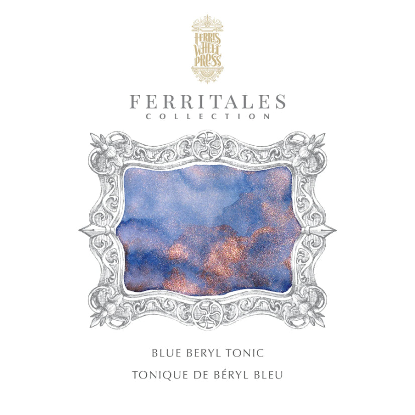 FERRIS WHEEL PRESS Fountain Pen Ink 20ml Ferritales Blue Beryl Tonic Default Title