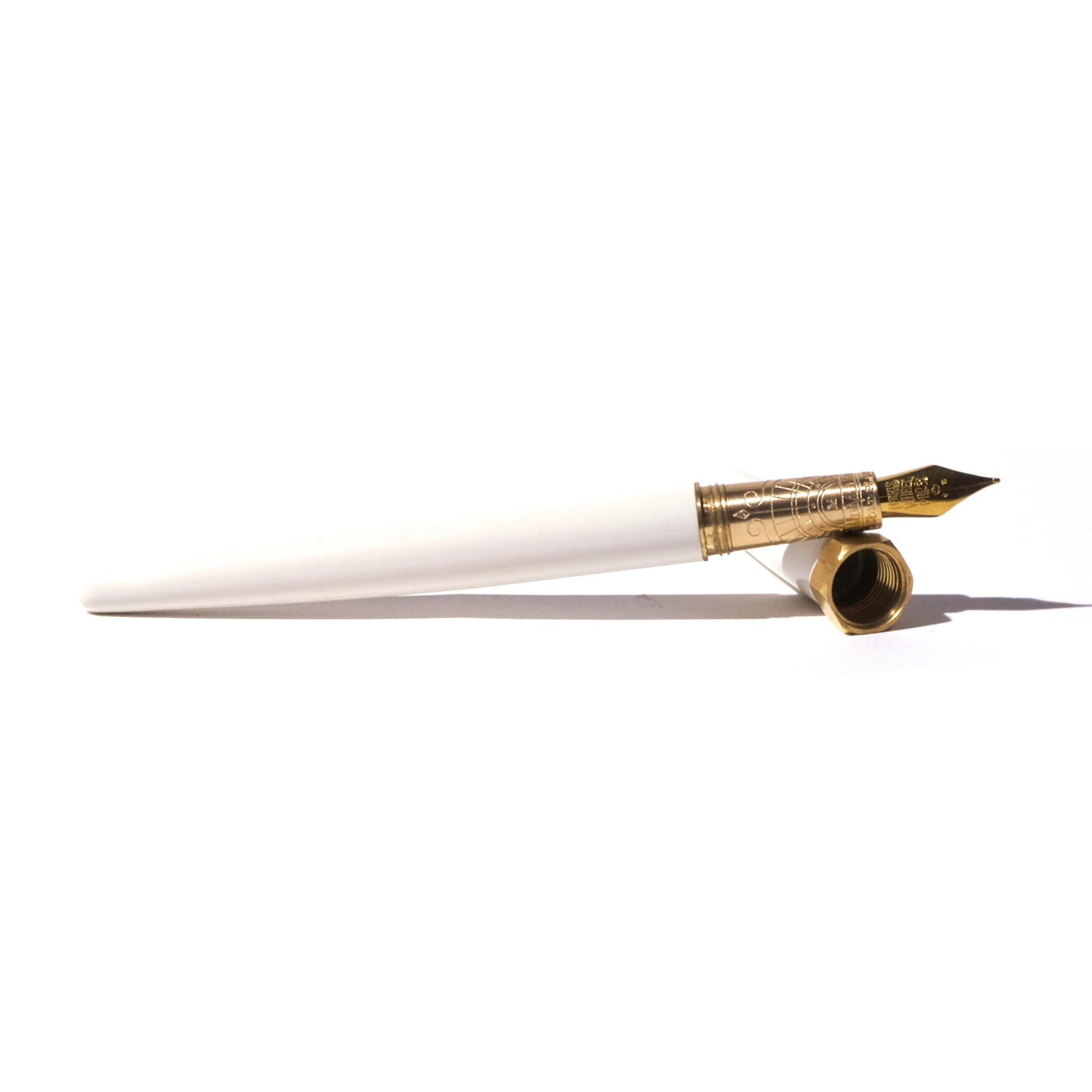 FERRIS WHEEL PRESS Brush Gold Plated Nib Fountain Pen-M Creme Glacee Default Title