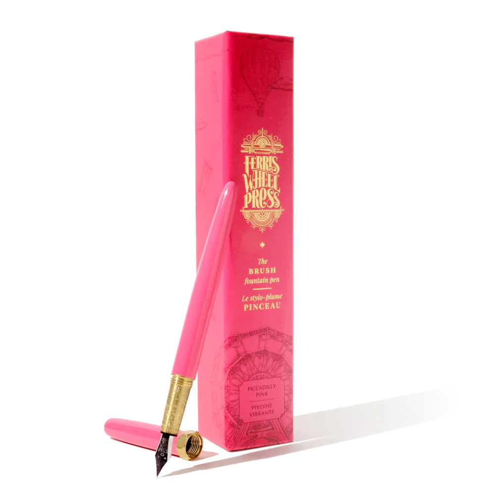FERRIS WHEEL PRESS Brush Fountain Pen-M Piccadilly Pink Default Title