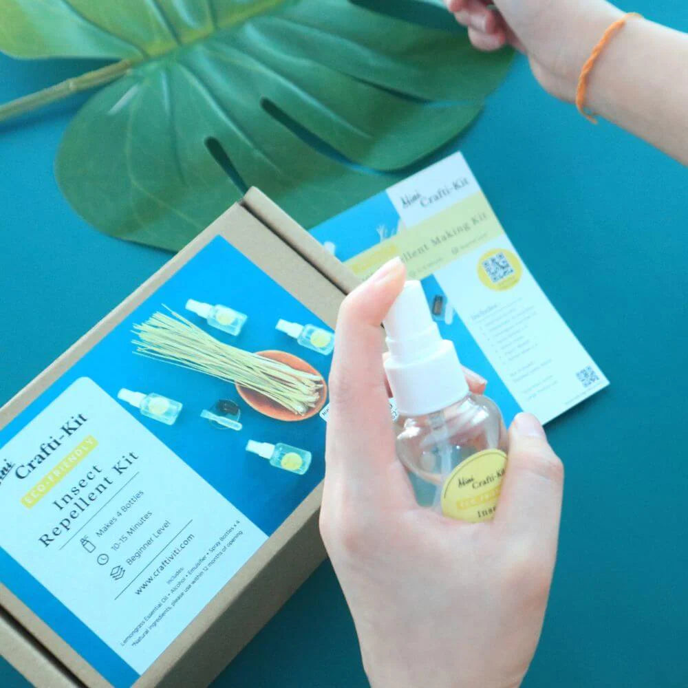 CRAFTI-KIT Mini Eco-Friendly Insect Repellent Kit
