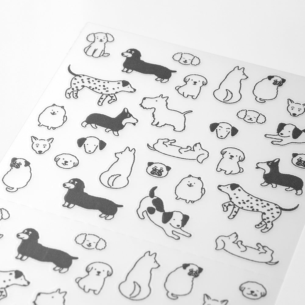 MIDORI Sticker 2592 Chat Dogs