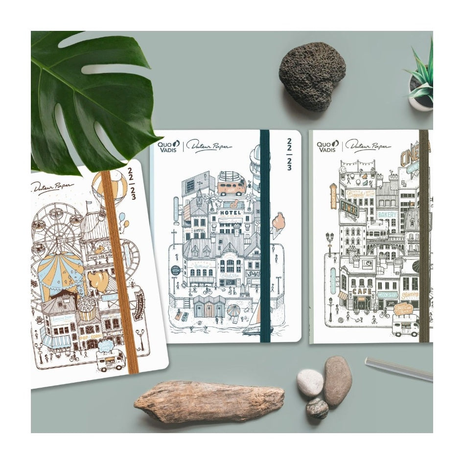 QUO VADIS 2023 Dr Paper Weekly Notebook 15x21cm Beach