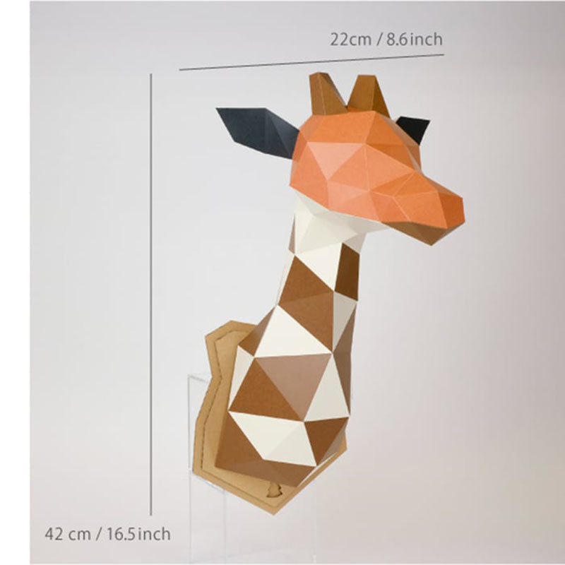 BOGCRAFT KakuKaku Wall L Giraffe 21x42cm