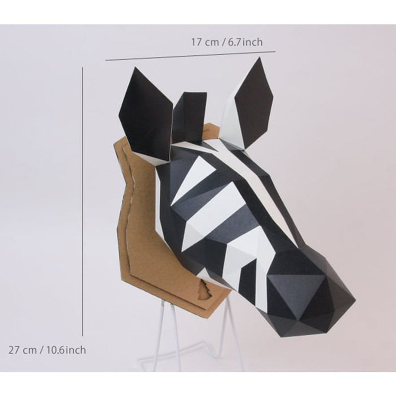 BOGCRAFT KakuKaku Wall L Zebra 17x27cm