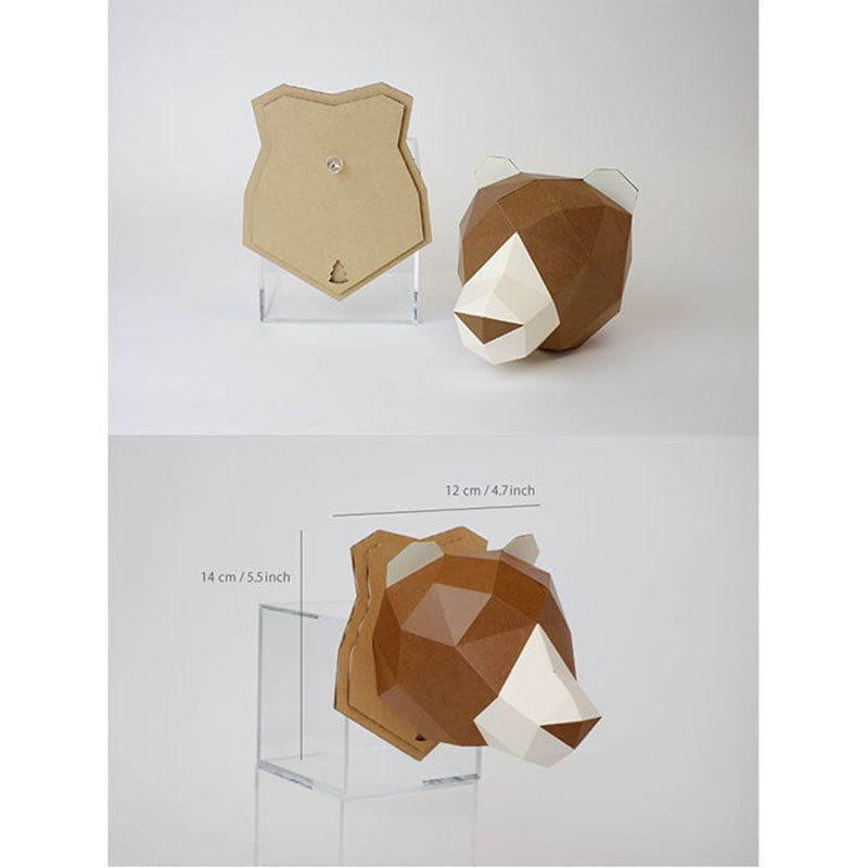 BOGCRAFT KakuKaku Wall M Bear 12x15x14cm