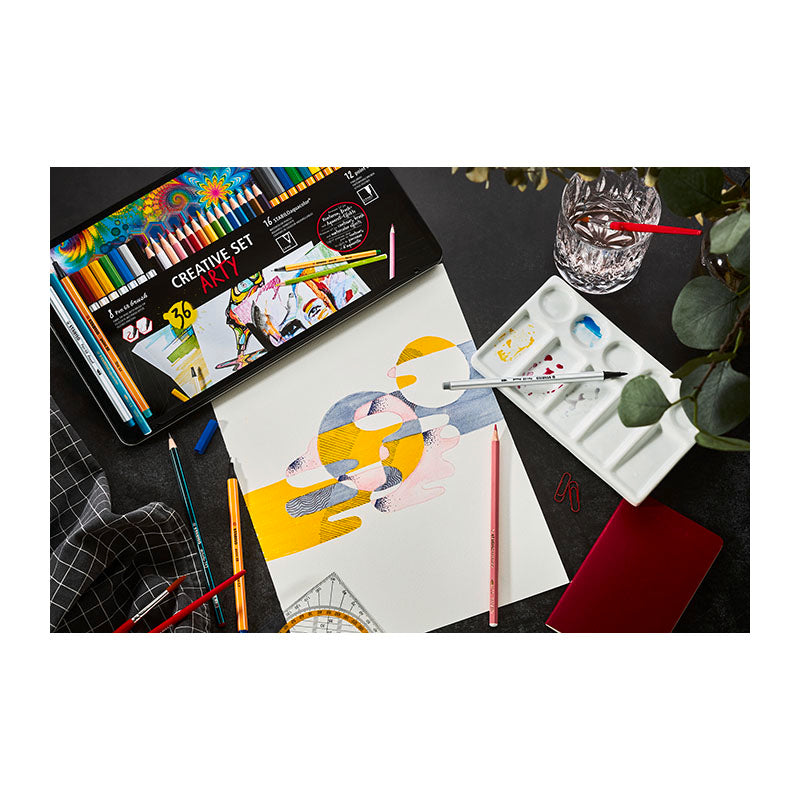 STABILO Creative Set ARTY 36s 68+88+Aquacolour