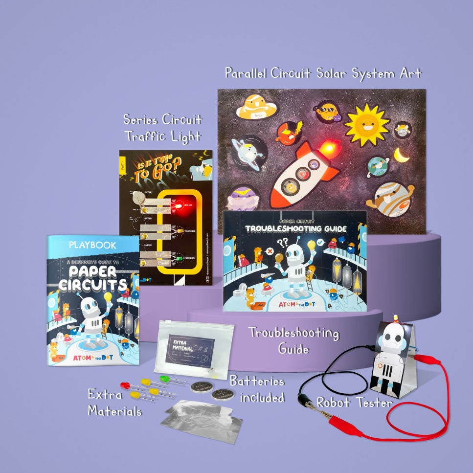ATOM & THE DOT A Beginner’s Guide to Paper Circuit Default Title