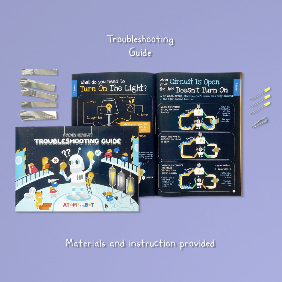 ATOM & THE DOT A Beginner’s Guide to Paper Circuit Default Title