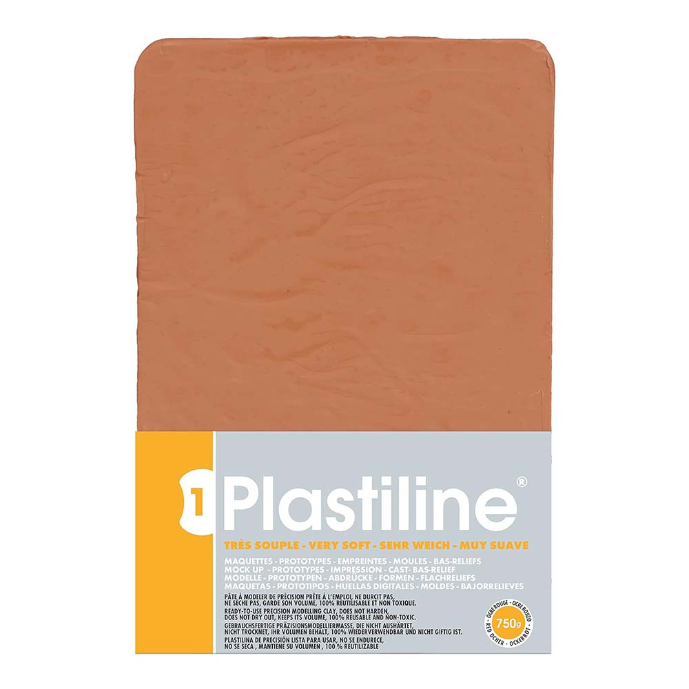 PLASTILINE Modelling Clay 750g 40H Red
