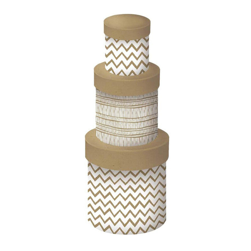 CLAIREFONTAINE Gift Box Round Set of 3 Instinct