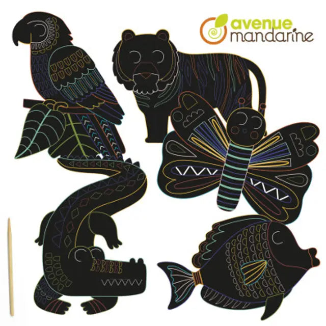 AVENUE MANDARINE Creative Box Shaped Scratch Cards Default Title