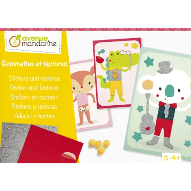 AVENUE MANDARINE Creative Box Multi Textures Stickers Default Title