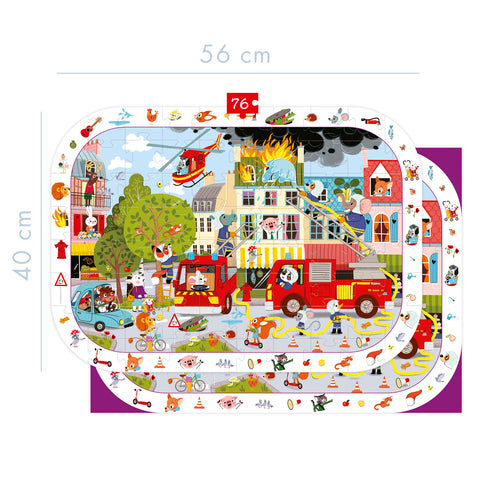 AVENUE MANDARINE Observation Puzzle Firemen Default Title