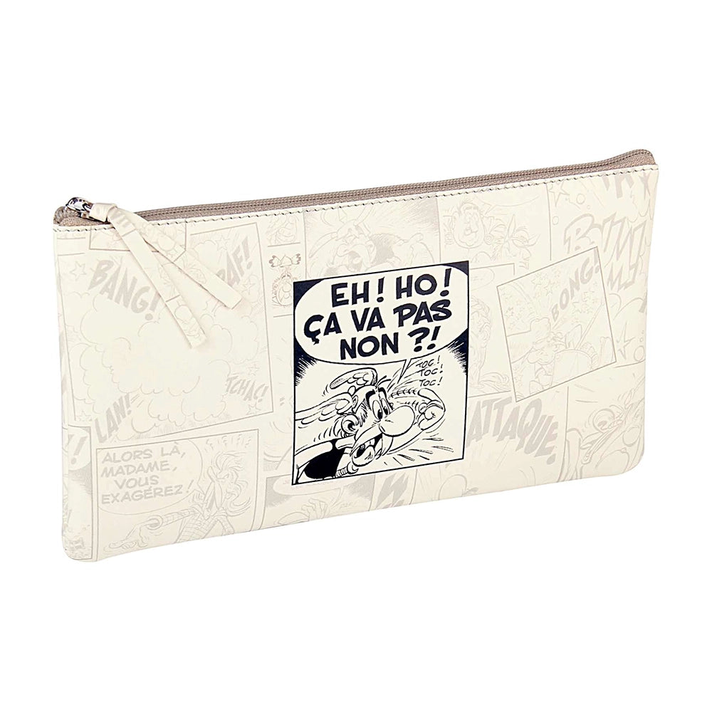 CLAIREFONTAINE x Asterix Pencil Case Flat 11x22cm Comics Assorted