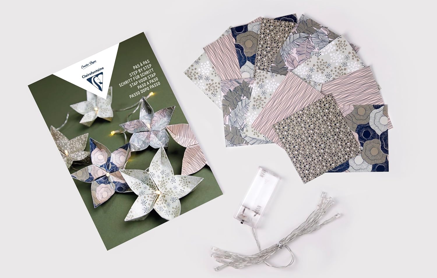 CLAIREFONTAINE Creative Kit Origami Garland 1232598