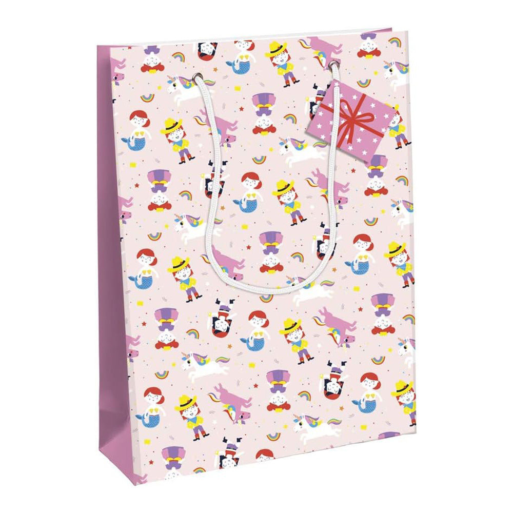 CLAIREFONTAINE Gift Bag L 26.5x14x33cm Heroes Girl