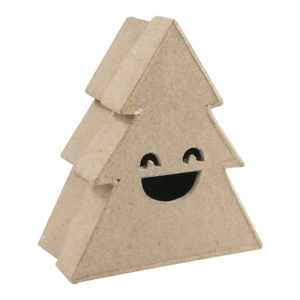 DECOPATCH Objects:Christmas-Tree Box w/Smile S