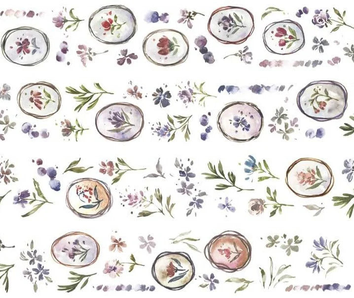 MEOW ILLUSTRATION Washi Tape Pinot Noir