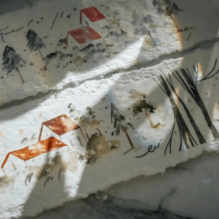 MEOW ILLUSTRATION Washi Tape Cool Little House